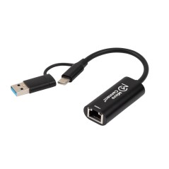 "High-Speed MicroConnect USB-C A to RJ45 2.5G Network Adapter - MC-USBACNET2.5G"